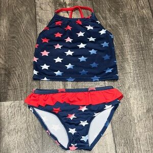 Kids Starry Swim Set - Navy and Red